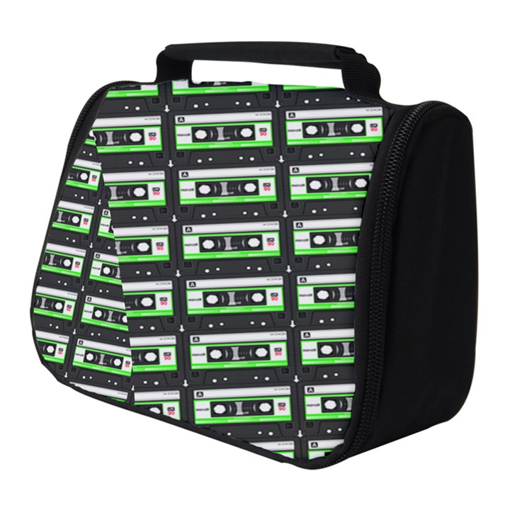 Green Cassette Full Print Travel Pouch (Small)