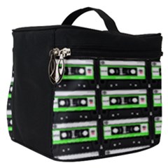 Green Cassette Make Up Travel Bag (Small)