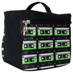 Green Cassette Make Up Travel Bag (Big)