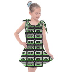 Green Cassette Kids  Tie Up Tunic Dress