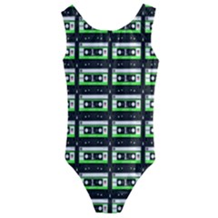 Green Cassette Kids  Cut-Out Back One Piece Swimsuit