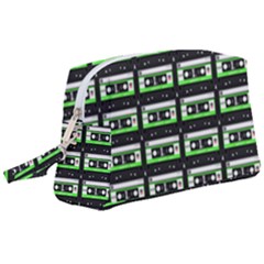 Green Cassette Wristlet Pouch Bag (Large)