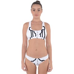 Dream Victorian Girl V Cross Back Hipster Bikini Set by snowwhitegirl