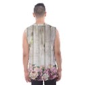 Floral Wood Wall Men s Basketball Tank Top View2