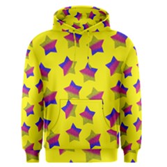Ombre Glitter  Star Pattern Men s Pullover Hoodie by snowwhitegirl
