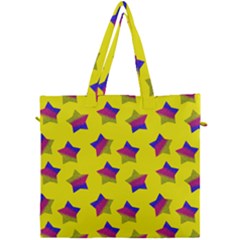 Ombre Glitter  Star Pattern Canvas Travel Bag by snowwhitegirl