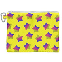 Ombre Glitter  Star Pattern Canvas Cosmetic Bag (xxl) by snowwhitegirl