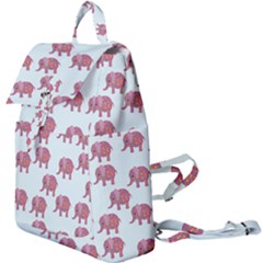 Pink Flower Elephant Buckle Everyday Backpack by snowwhitegirl