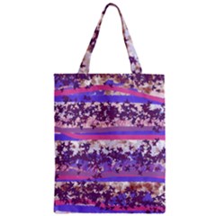 Abstract Pastel Pink Blue Zipper Classic Tote Bag by snowwhitegirl