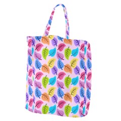 Colorful Leaves Giant Grocery Tote
