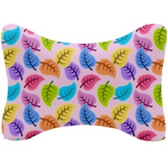 Colorful Leaves Seat Head Rest Cushion by snowwhitegirl