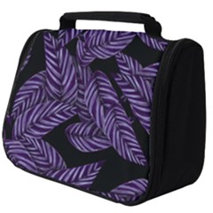 Tropical Leaves Purple Full Print Travel Pouch (big) by snowwhitegirl