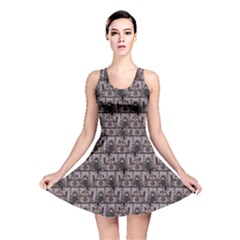 Gothic Church Pattern Reversible Skater Dress