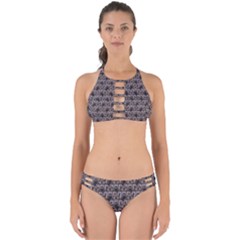 Gothic Church Pattern Perfectly Cut Out Bikini Set