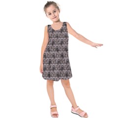 Gothic Church Pattern Kids  Sleeveless Dress