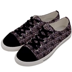 Gothic Church Pattern Men s Low Top Canvas Sneakers