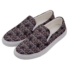 Gothic Church Pattern Men s Canvas Slip Ons by snowwhitegirl