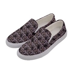 Gothic Church Pattern Women s Canvas Slip Ons by snowwhitegirl