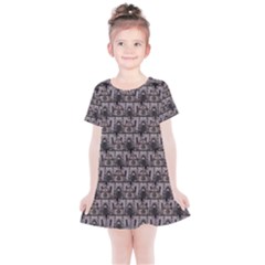 Gothic Church Pattern Kids  Simple Cotton Dress by snowwhitegirl