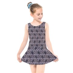 Gothic Church Pattern Kids  Skater Dress Swimsuit by snowwhitegirl