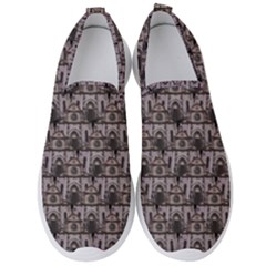 Gothic Church Pattern Men s Slip On Sneakers