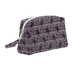 Gothic Church Pattern Wristlet Pouch Bag (Medium)