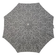Victorian Paisley Grey Straight Umbrellas by snowwhitegirl