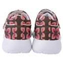 Retro Flower Pink Brown Women s Velcro Strap Shoes View4