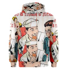 Retro Sailor Eating Cookie Men s Pullover Hoodie by snowwhitegirl