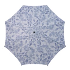 Blue Floral Golf Umbrellas