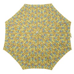 Paisley Yellow Sundaes Straight Umbrellas by snowwhitegirl