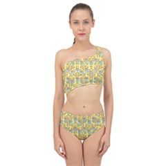 Paisley Yellow Sundaes Spliced Up Two Piece Swimsuit by snowwhitegirl