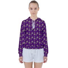 Victorian Crosses Purple Women s Tie Up Sweat by snowwhitegirl