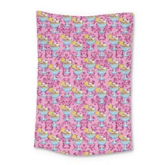 Paisley Pink Sundaes Small Tapestry by snowwhitegirl