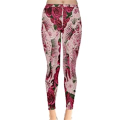 Guadalupe Roses Inside Out Leggings by snowwhitegirl