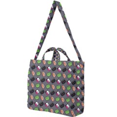 That s How I Roll - Grey - Square Shoulder Tote Bag by WensdaiAmbrose