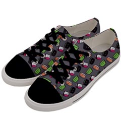 That s How I Roll - Grey - Men s Low Top Canvas Sneakers
