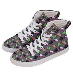 That s How I Roll - Grey - Women s Hi-top Skate Sneakers by WensdaiAmbrose