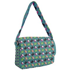 That Is How I Roll - Turquoise Courier Bag by WensdaiAmbrose