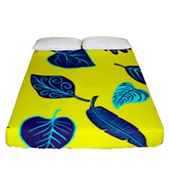 Leaves Leaf Fitted Sheet (queen Size)