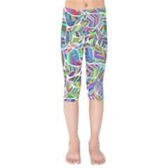 Leaves Leaf Nature Ecological Kids  Capri Leggings 