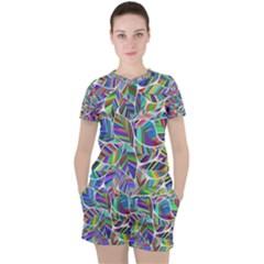 Leaves Leaf Nature Ecological Women s Tee And Shorts Set