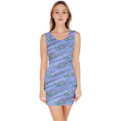 Waterlily Lotus Flower Pattern Lily Bodycon Dress by Alisyart