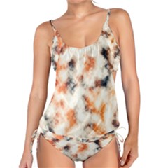 Multicolored Blur Abstract Texture Tankini Set by dflcprintsclothing