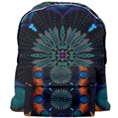 Ornament Fractal Pattern Background Giant Full Print Backpack by Pakrebo