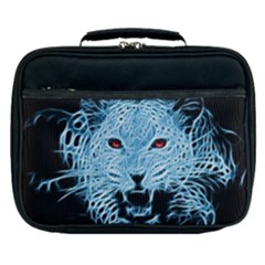 Animals Leopard Fractal Photoshop Lunch Bag