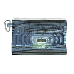 Spaceship Interior Stage Design Canvas Cosmetic Bag (large) by Pakrebo