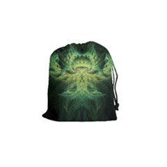 Fractal Jwildfire Scifi Drawstring Pouch (small) by Pakrebo