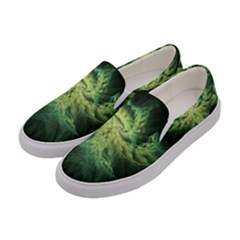 Fractal Jwildfire Scifi Women s Canvas Slip Ons by Pakrebo