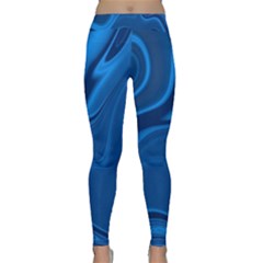 Rendering Streak Wave Background Classic Yoga Leggings by Pakrebo